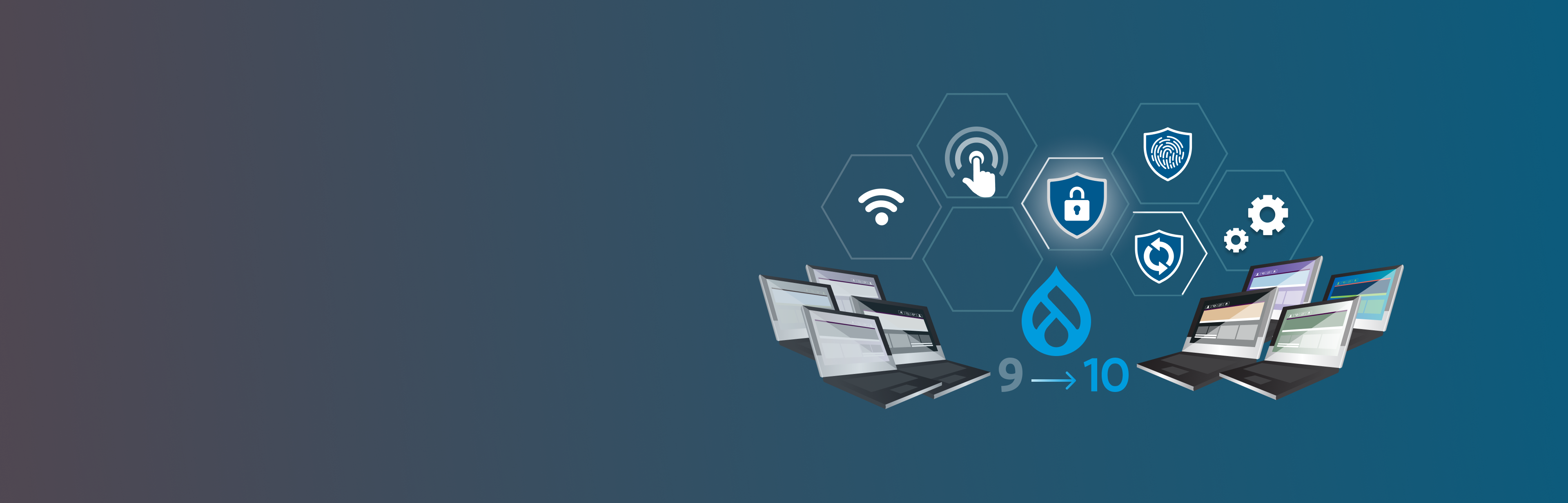 Banner - Federal agency— upgrading four websites to Drupal 10