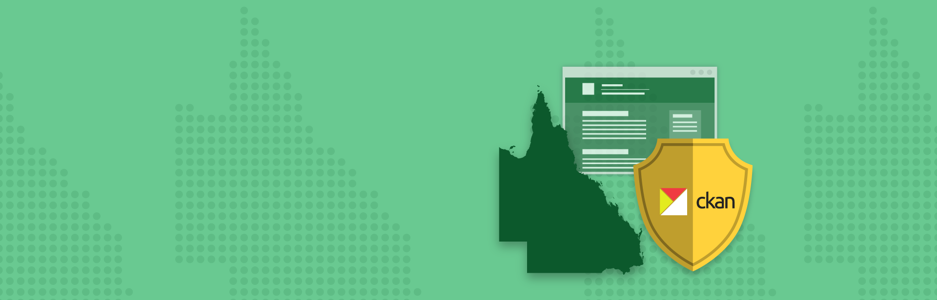 Banner - New CKAN open data portal for Queensland Government