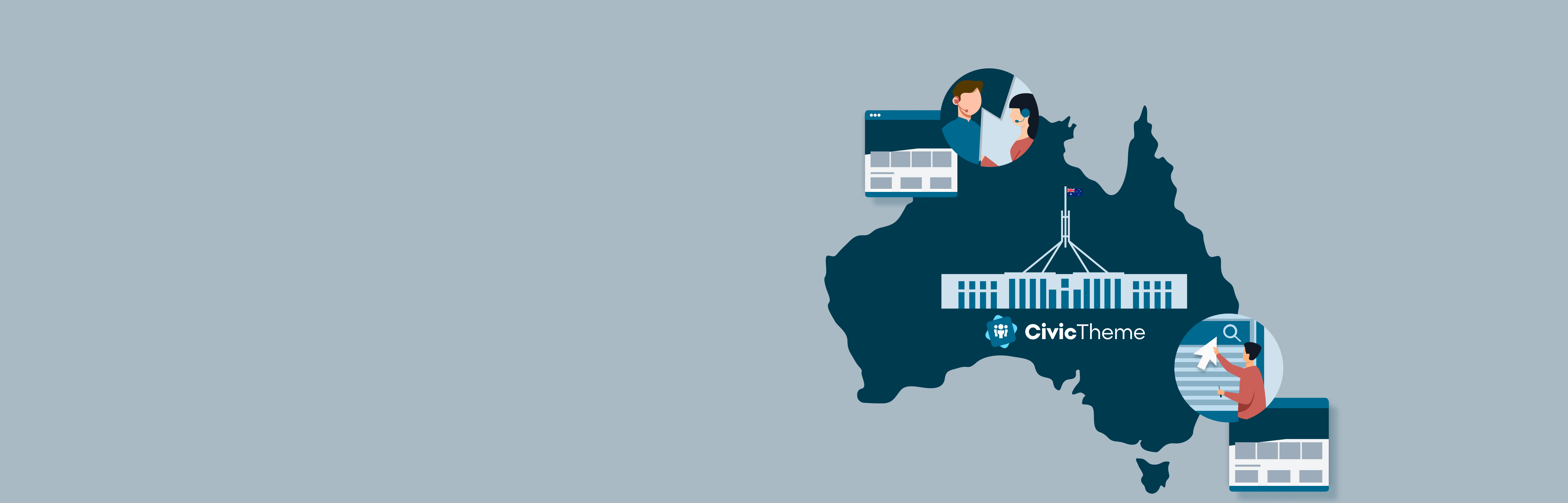 Banner - CivicTheme design system named as part of Australian Government Architecture