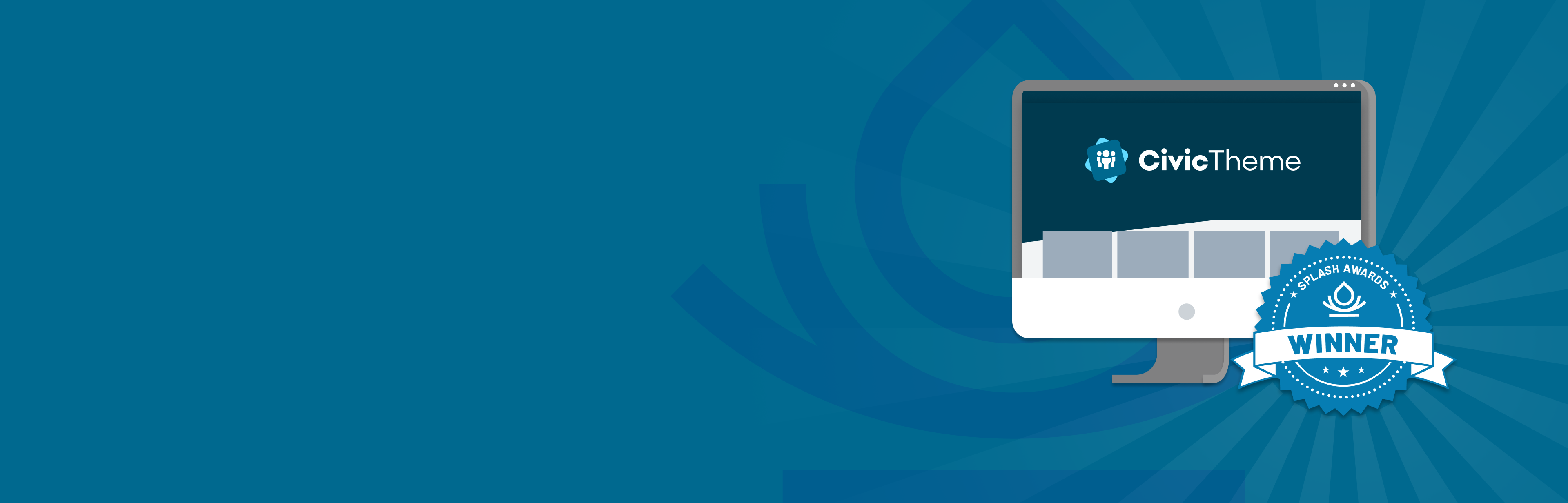 CivicTheme wins Splash Awards - banner