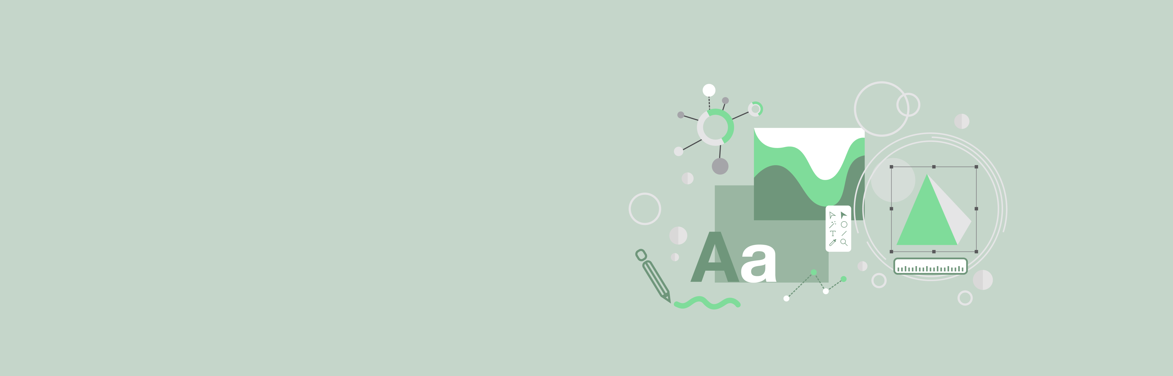User experience, design & UI series - hero - green