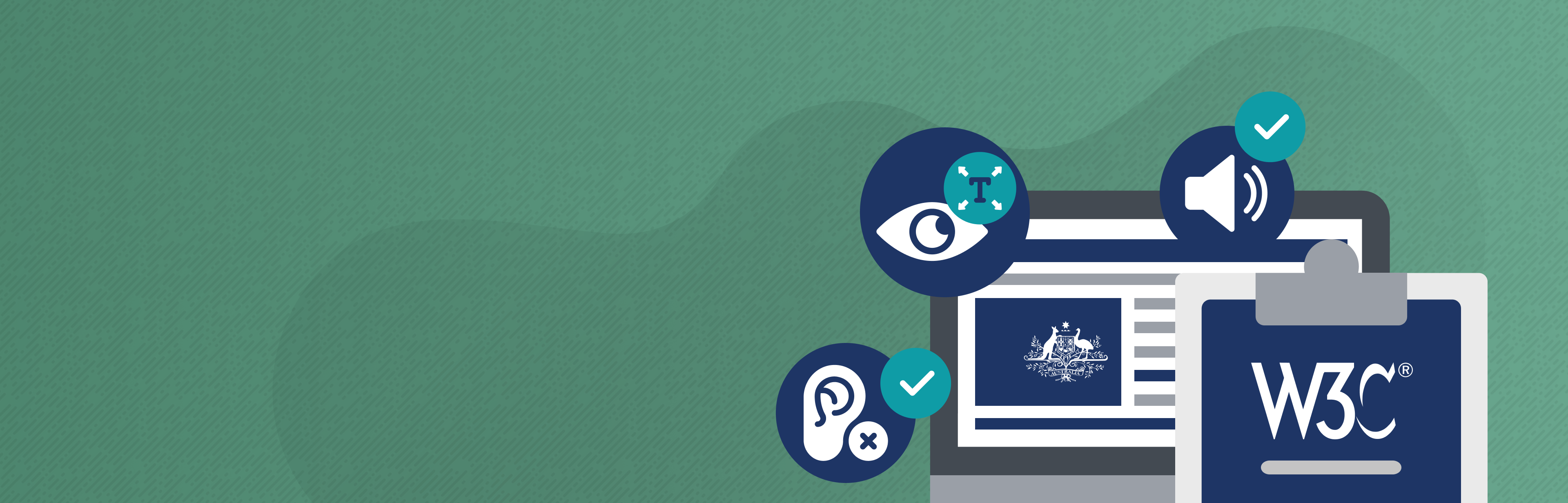 Banner - Government standards for accessibility
