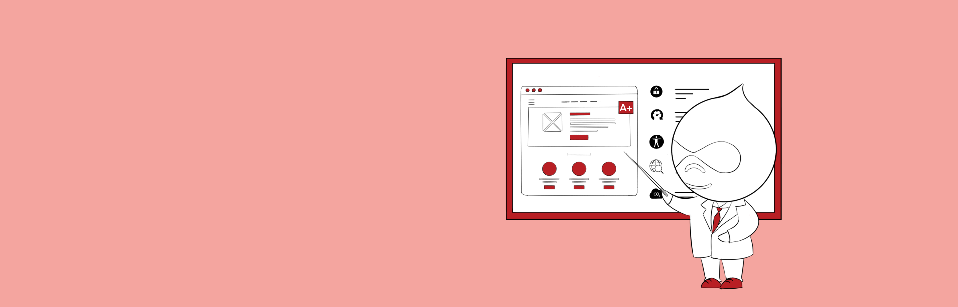Main Banner -  Improve your Drupal website’s security, performance, patching, accessibility, SEO and carbon emissions