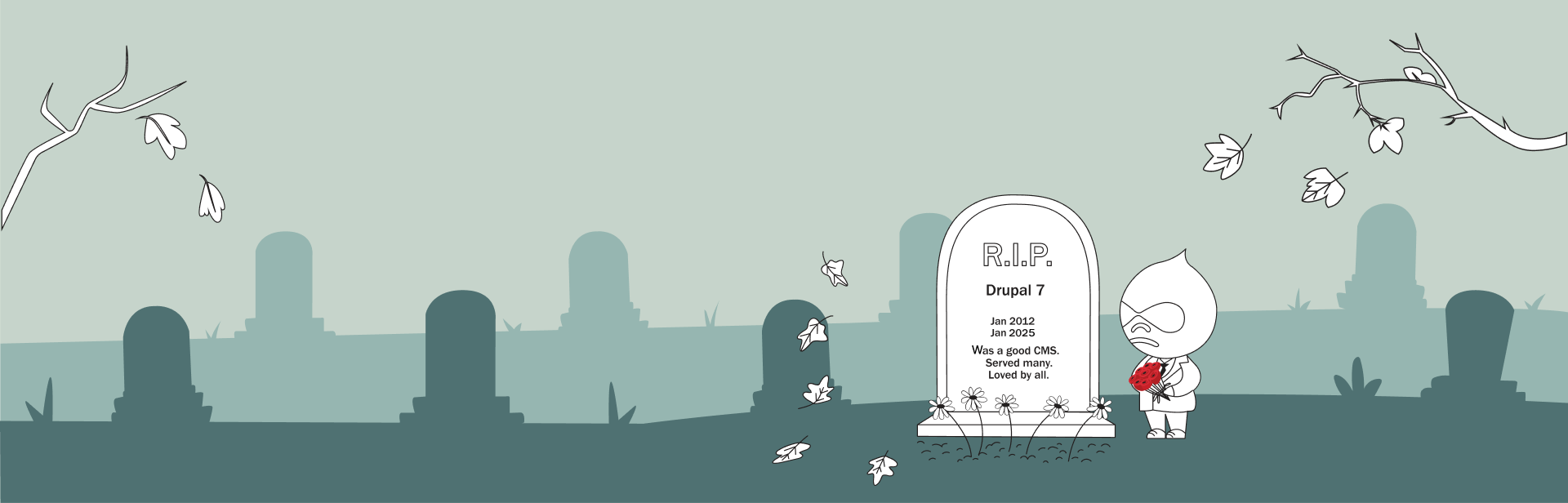 Banner - Managing the security risk of running Drupal 7 after End-of-Life
