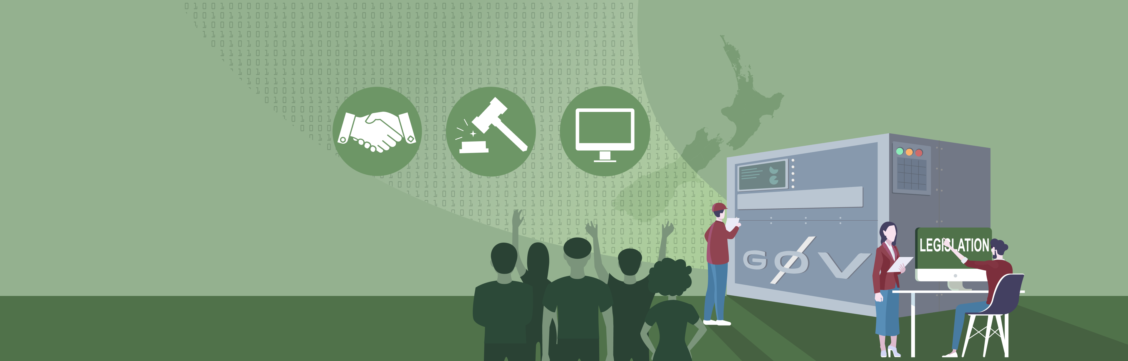 Banner - Digital Aotearoa Collective - Green
